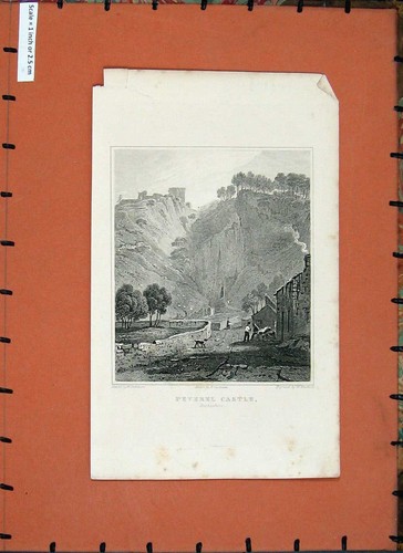 Old antique print - antique, peverel