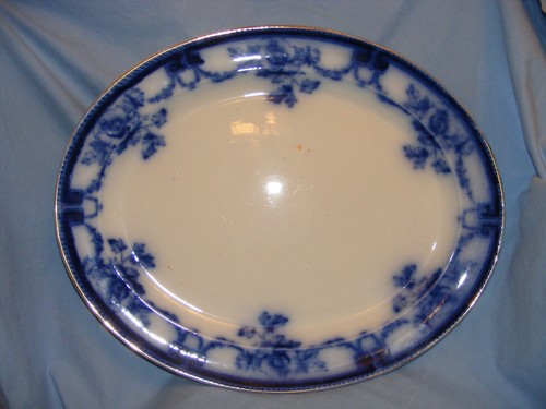 Blue and white flo blu - and, large