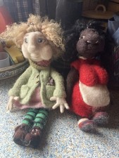 Needle Felt Dolls X2