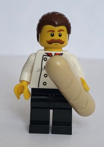 Lego city pizza van chef - city,