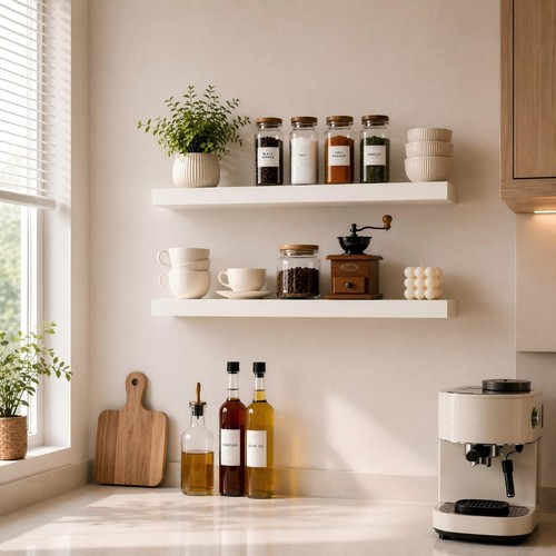Floating wall shelves 60cm - wall,