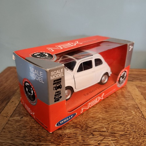 Welly 2010 fiat 500c white - welly,
