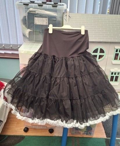 Gothic black tulle petticoat - gothic,