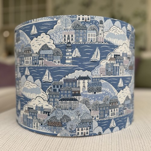 Coastal lamp shade fabric - coastal,