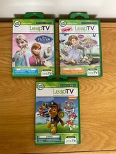 3x LeapFrog LeapTV Educational Games Reading Maths Science Creativity Pre-school