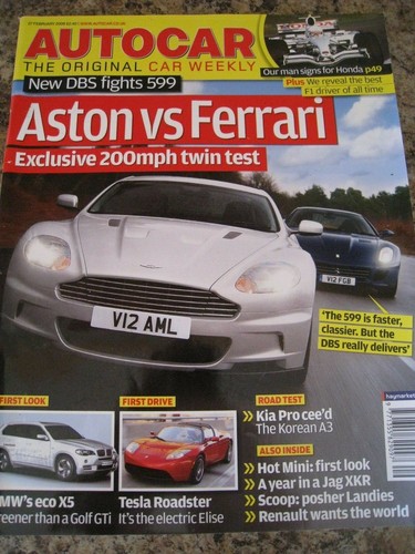 Autocar magazine feb - magazine, 2008