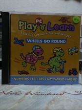 WHEELS GO ROUND - PC CD ROM Play & Learn Learning Fun With Dan and Whizzo Kids
