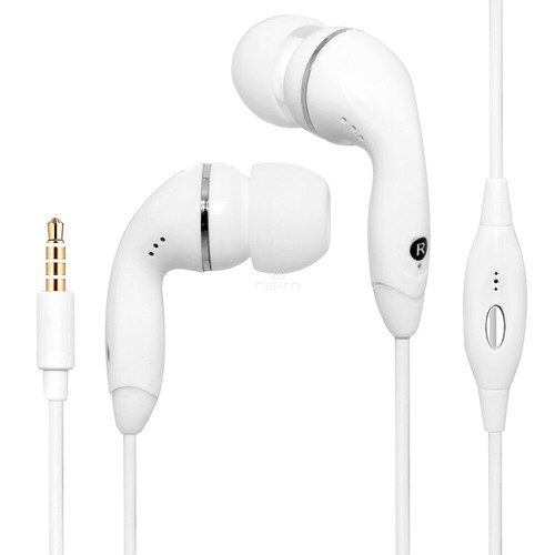 White color 5mm earphones - 3.5mm,