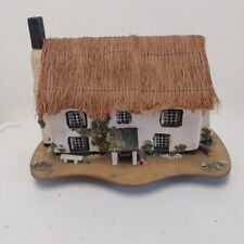 Handmade Thatched Cottage Reuge Swiss Music Box Pauline Ralph, Parts or repair