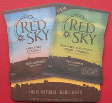 Red Sky Crisps Beer Mat