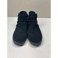 UGG Rianne Black Suede Shoes Fashion Ankle Boots Bootie Womens Size 9.5