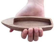 Wooden Boat Marine Crafts Bookcase Decor Model Wooden Ornaments Folk Arts Crafts