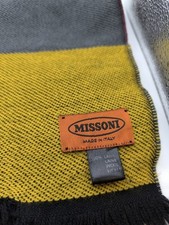 Beautiful Preloved Missoni Scarf Made In Italy Designer Scarf
