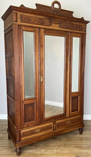 Wardrobe antique french two - wardrobe,