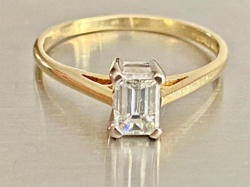 18ct gold 5ct - 0.5ct, diamond