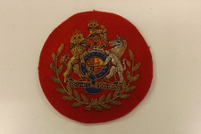 MILITARY WIRE BULLION BADGE