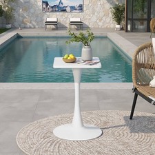 Metal Pedestal Base Table