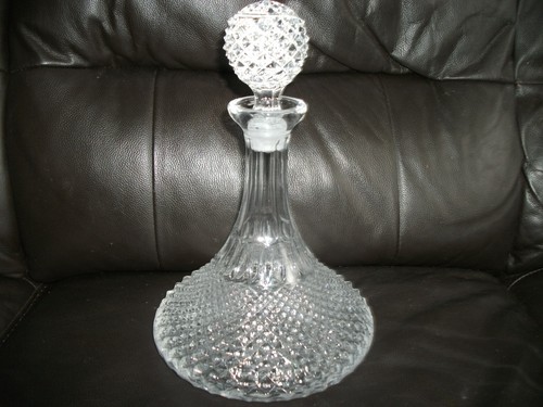 Vintage heavy cut glass - vintage,