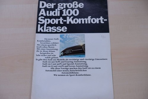 218891 audi 100 brochure - 218891), ls