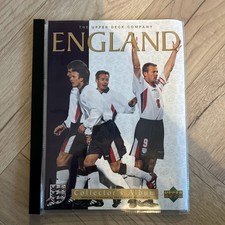 UPPER DECK ENGLAND 1997- COMPLETE 80 CARD SET IN OFFICIAL ALBUM - BECKHAM ROOKIE