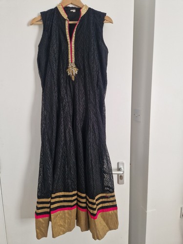Asian black sleeveless - asian, long