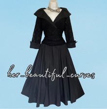 ELIZA J Black Occasion Mother of the Bride Cruise Party Dress Size 18