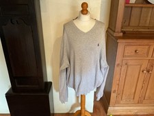 Polo Ralph Lauren Men Slim Fit Sweater Pale Grey XXXL