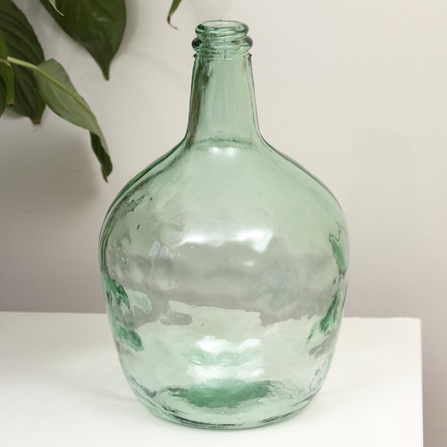 Recycled glass bottle vase - recycled,