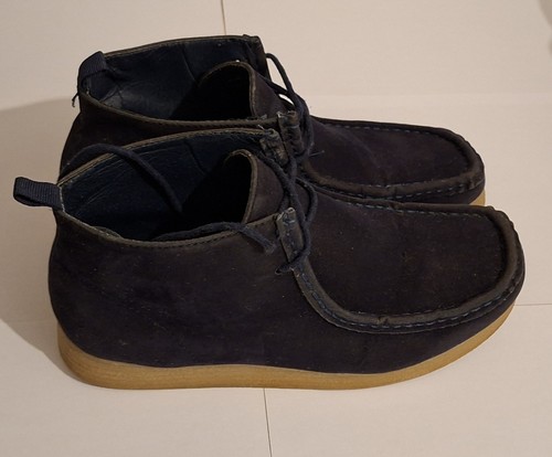 Navy wallabee style shoes size - style,