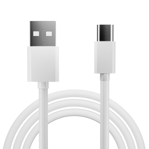 White usb charging - data, sync
