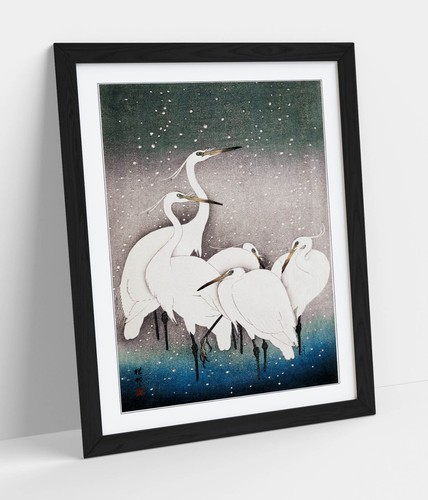 Ohara koson group egrets - ohara, koson,