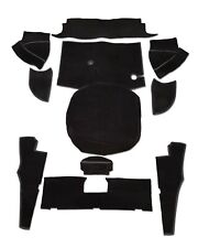 Replacement Boot Carpet Set. Black - High Quality ( Fits MG MGB Roadster)