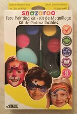 Snazaroo Face Painting Kit Halloween Fancy Dress 8 Colours Sponge & Brush