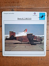 Shorts SC.7 Skyvan - Transport & Utility - Warplanes Collectors Club Card.