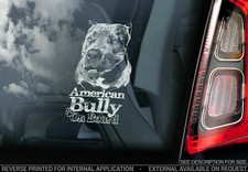 American Bully Car Sticker -