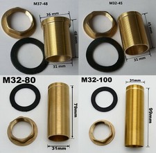 Kitchen Basin Mixer Tap Repair Fitting Kit Threaded Brass Tube Nut Install Parts