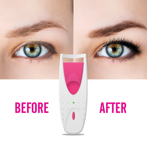 Eyelash heated curler - heated,