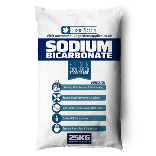 Bicarbonate soda 25kg - bicarbonate, of