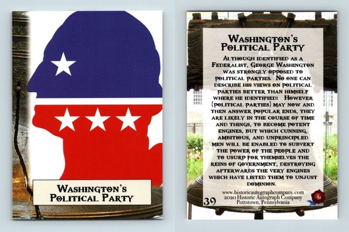 Washington political party - washington's,