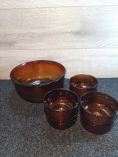 Vintage Coloured Glass Bowl