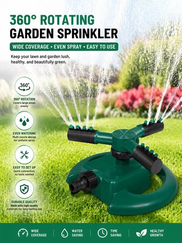 360 rotating garden lawn - 360°, garden/lawn