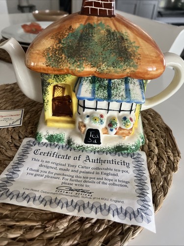 Tony carter ceramic - carter, teapot,