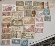 Collection of Old Vintage FOREIGN BANKNOTES
