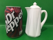 Rare & bijou Shelley Dainty White fine bone china hot water pot