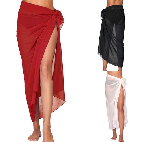 Long sarong wrap skirt - long,