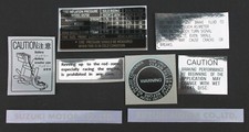 SUZUKI GS750 SET OF 8  DECALS