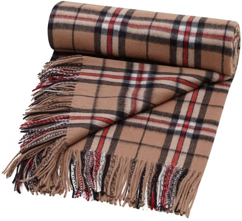 100 lambswool blanket camel - |,