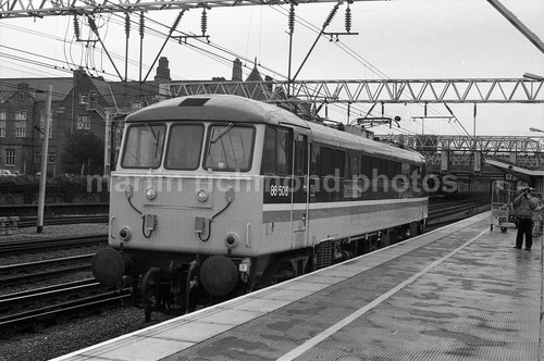 Crewe station class 86506 - crewe, 86