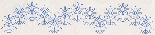 Vintage embroidery transfer - vintage,
