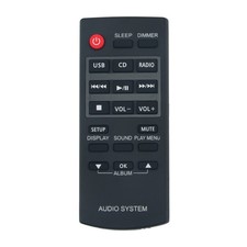 N2QAYC000060 Replace Remote Fit for Panasonic Compact Stereo System SC-HC17